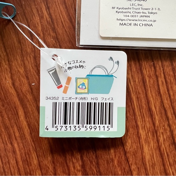 NWT Sanrio Hangyodon mini pouch & Tuxedosam Zip Bags set - Picture 5 of 7